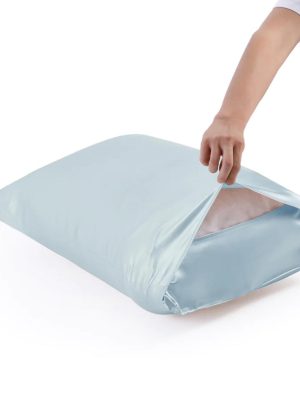 Envelope style 100% silk pillowcases queen size with customs logo