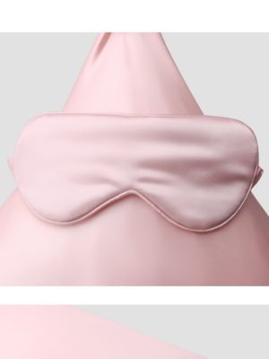 Wholesale large size adjustable 100% Mulberry 3D silk eye masks for women