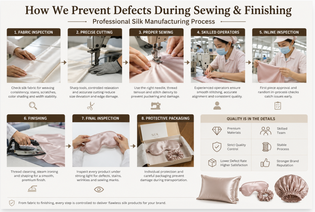 How We Prevent Defects During Sewing and Finishing: