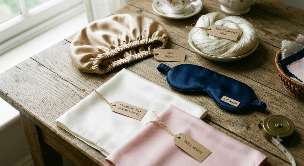 Why “Silk” Isn’t One Thing: A Quick Guide to Silk Types (For Pillows, Eye Masks & Bonnets)