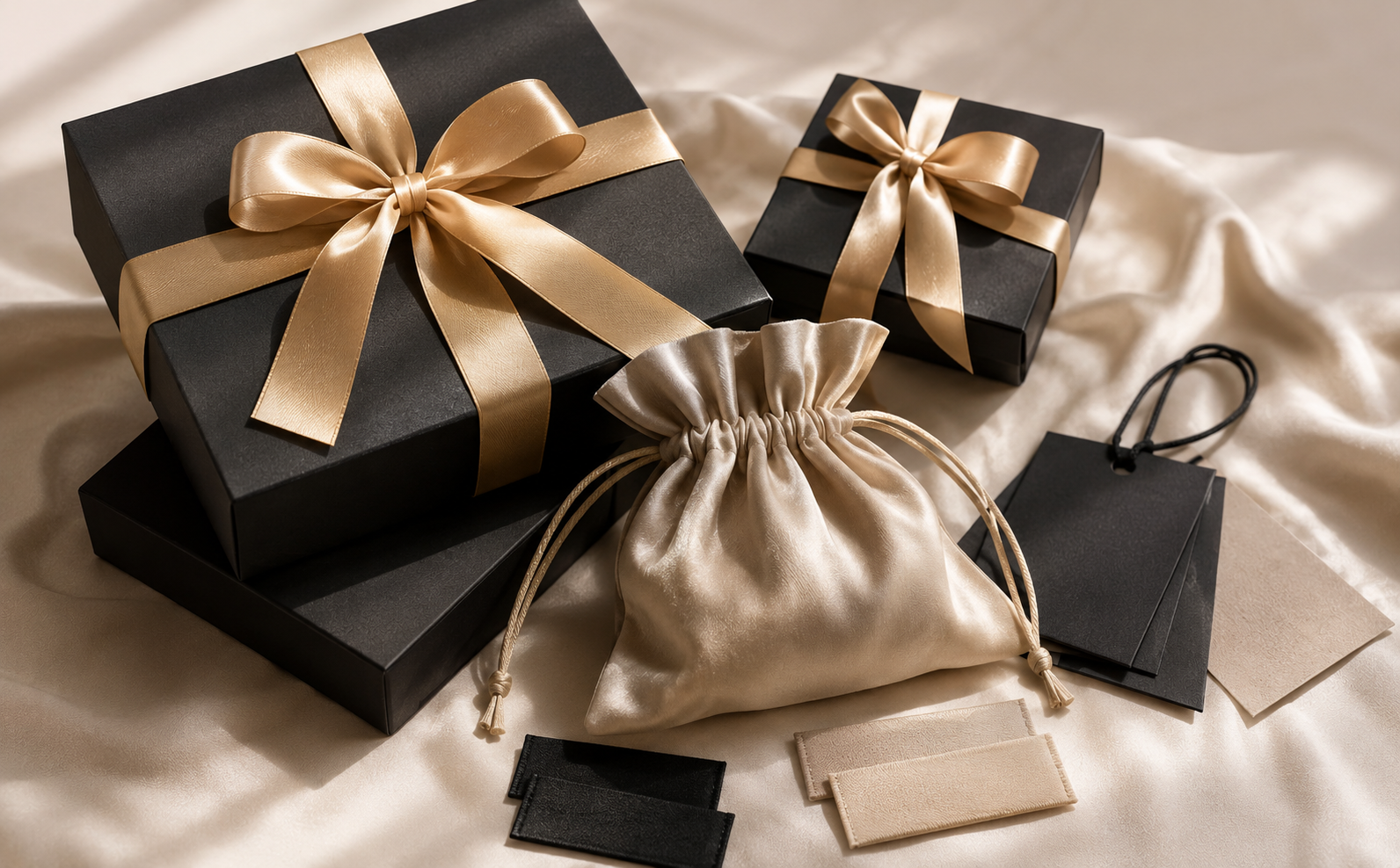Custom silk packaging solutions for private label silk pillowcases eye masks and scrunchies
