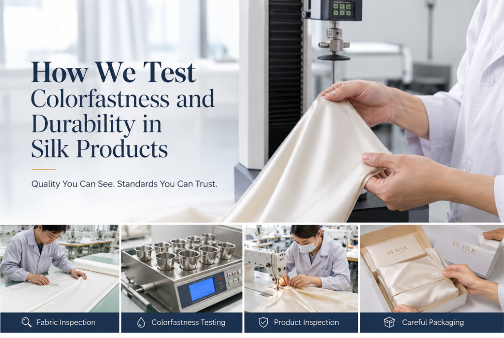 How We Test Colorfastness and Durability in Silk Products